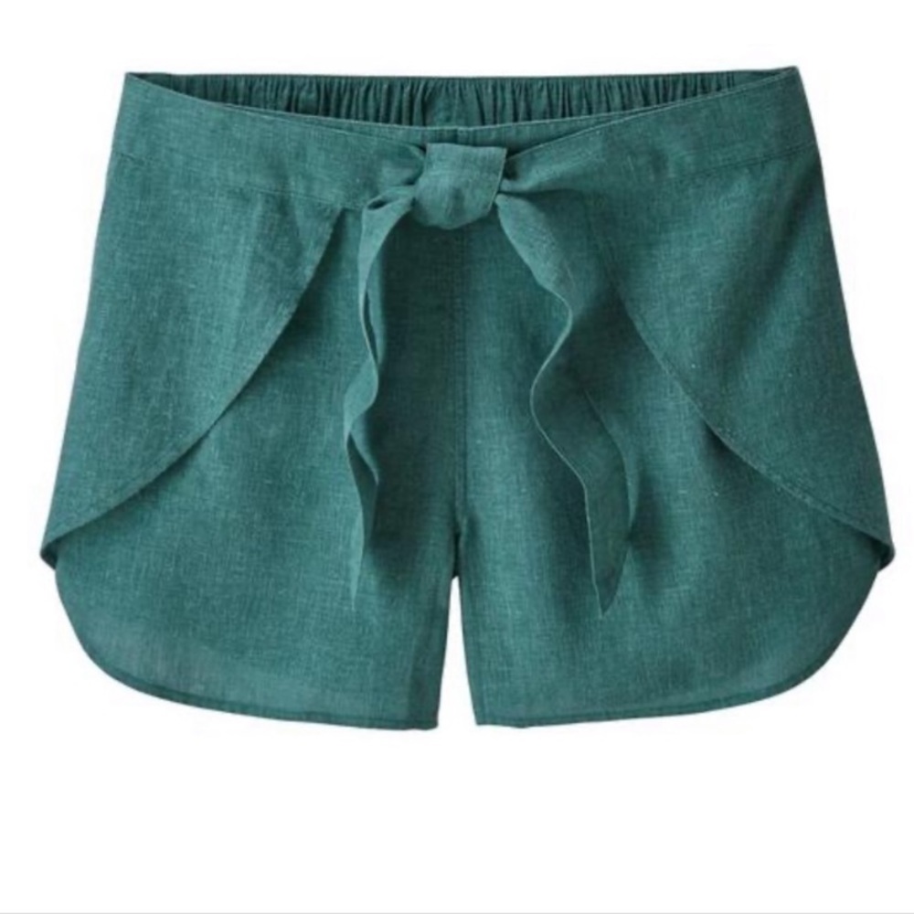 PATAGONIA Garden Island Shorts 4” Teal Tencel Soft